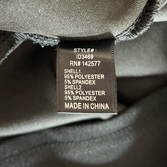 IRIS black half mesh dress size LARGE - Picture 6 of 7